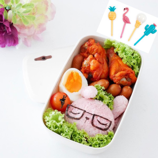 Bộ 8 xiên ngộ nghĩnh trang trí cơm KAI