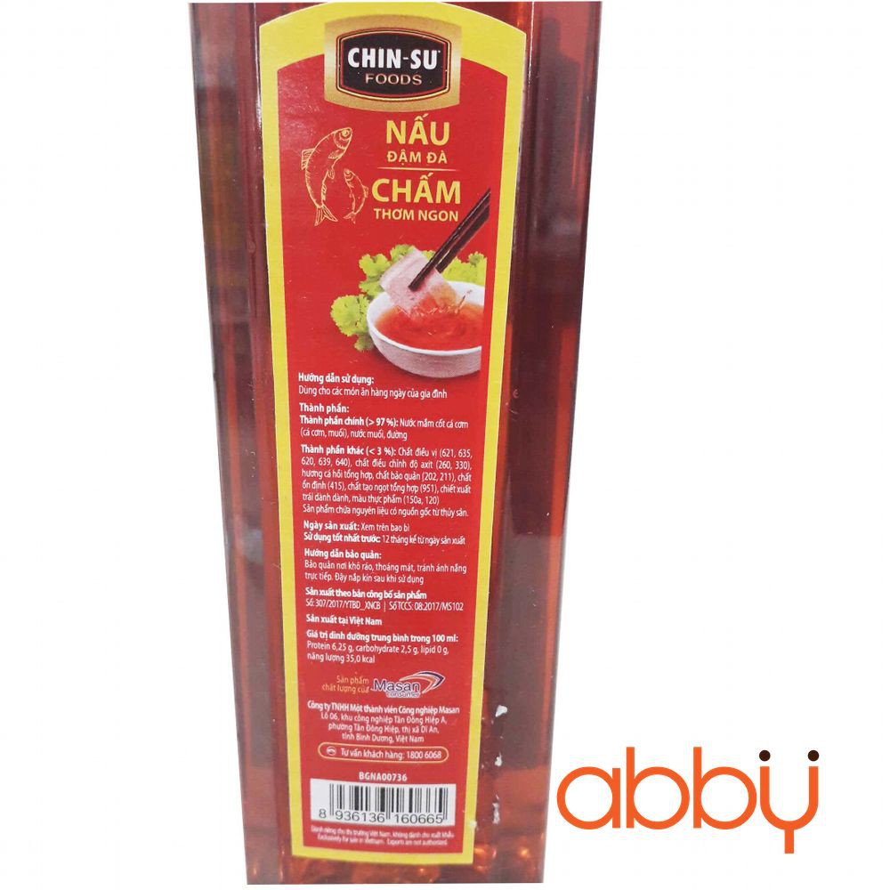 Nước mắm Chinsu Nam Ngư Chai 500ml -750ml