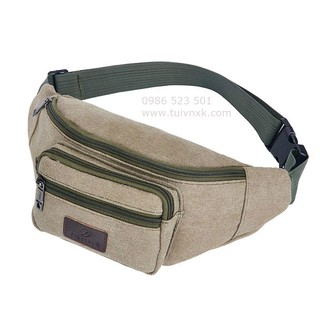 Túi đeo bụng vải bố