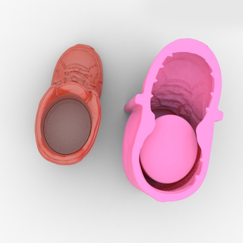Khuôn Silicone Làm Chậu Hoa Hình Giày Hoạt Hình