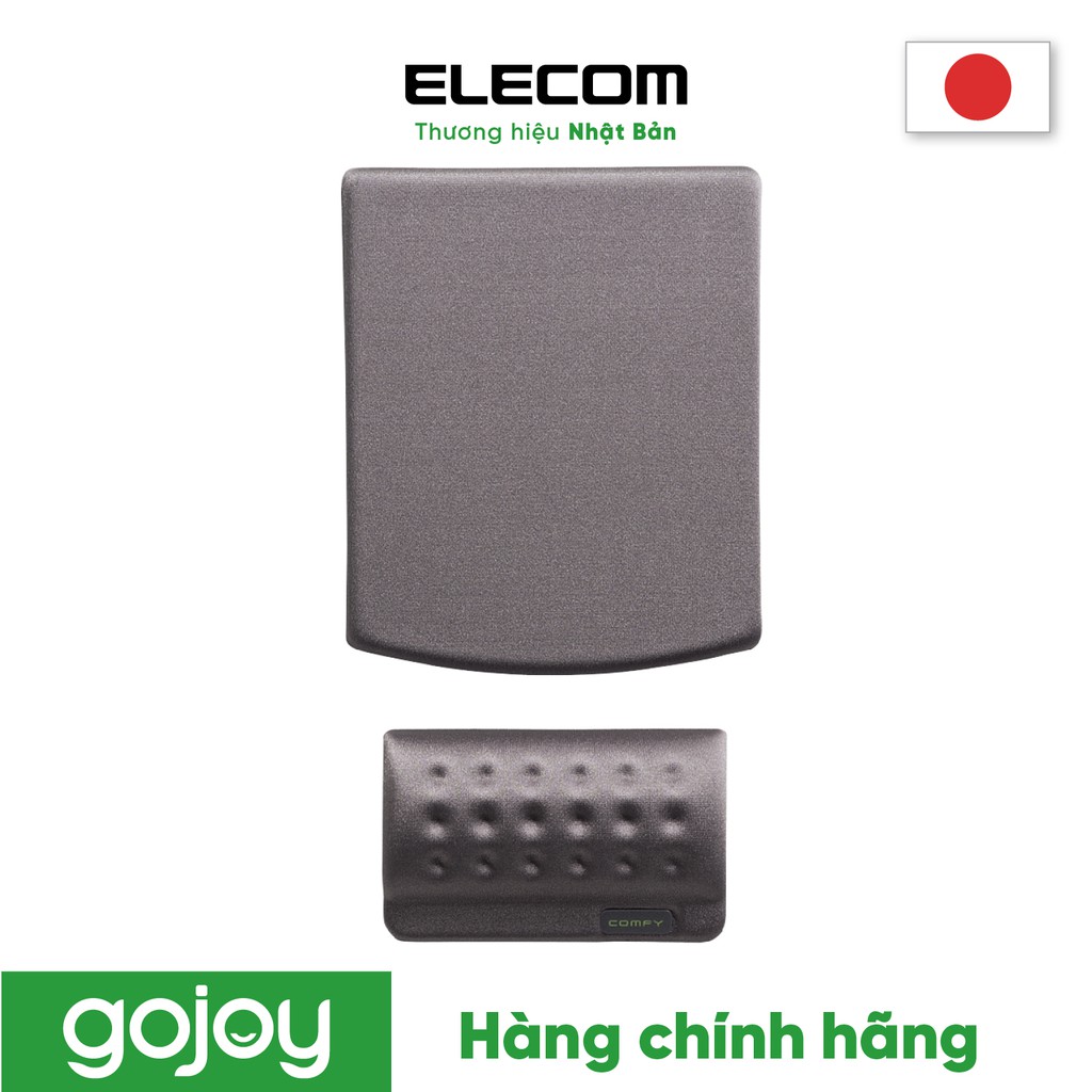 Bàn di chuột có kê cổ tay rời bọt biển ELECOM MP-114 chính hãng