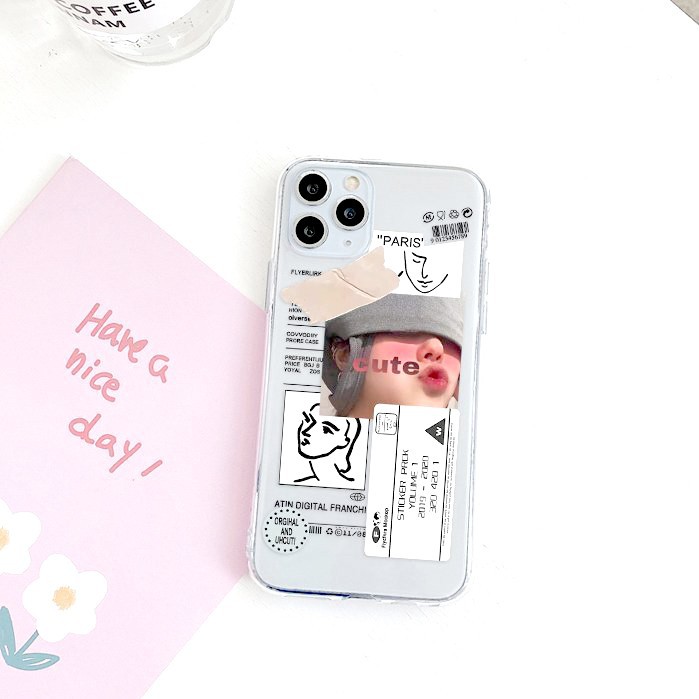 Ốp lưng iphone viền trong chống ố Cute Dễ Thương 6/6plus/6s/6splus/7/7plus/8/8plus/x/xr/xs/11/12/pro/max/plus/promax