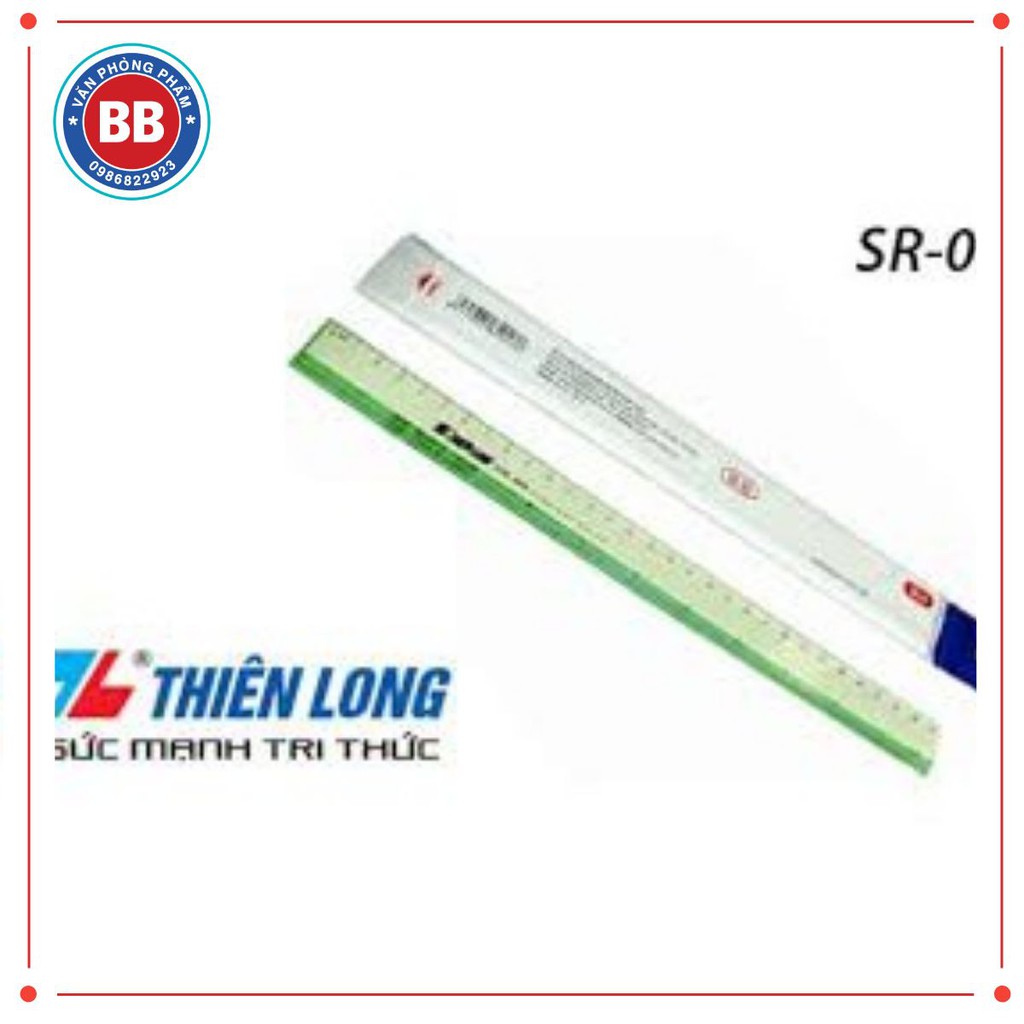 [Mã LIFEBOOK2 giảm 10% đơn 0Đ] Thước thẳng T hiên Long SR-03 30cm