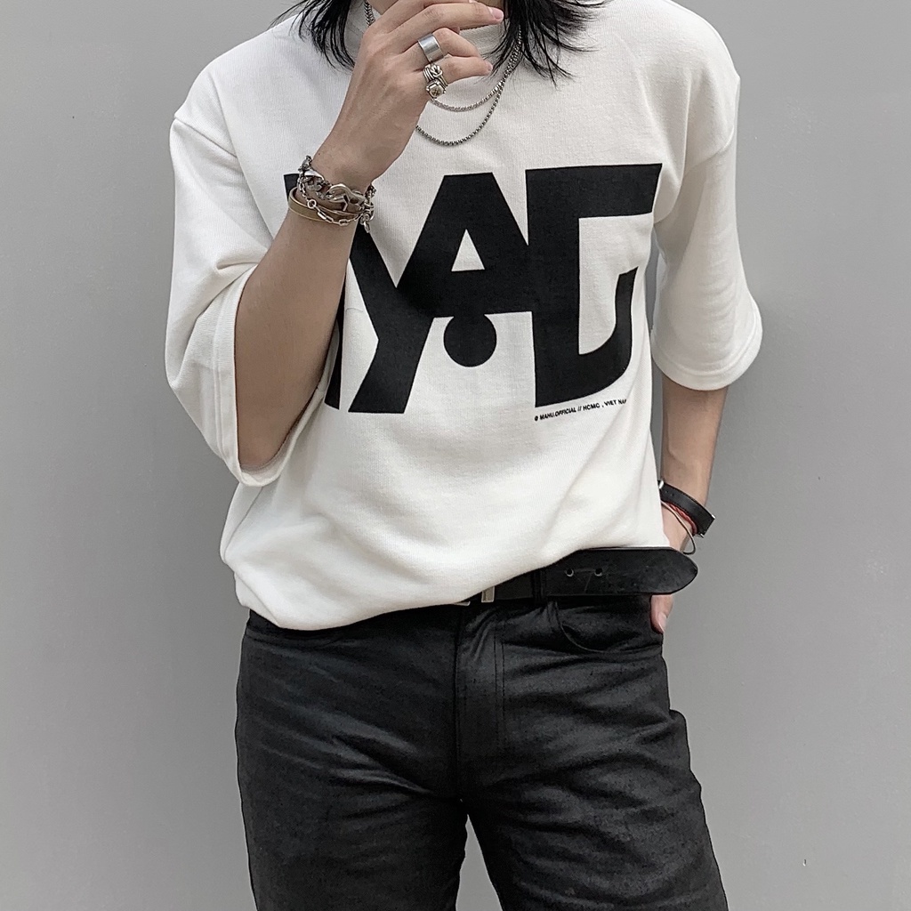 MAHU - ÁO PHÔNG / ÁO THUN OVERSIZE TAY NGẮN IN LOGO MAHU CHÍNH HÃNG