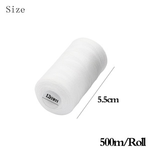 Cuộn Chỉ May 500-3000m Làm Từ Polyester Màu Trắng Đen&amp;Máy May