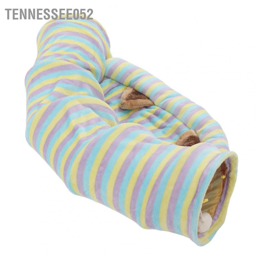 Hàng HOT Giường đường hầm cho mèo Đồ Chơi Ống Gấp mềm mại thoải mái với tấm lót Vui Nhộn Cho Mèo【Tennessee052】