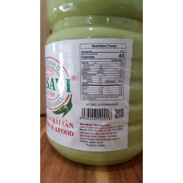 Muối Chanh Ớt - Nước Chấm Hải Sản - DASAVI- Bình 2.6Kg