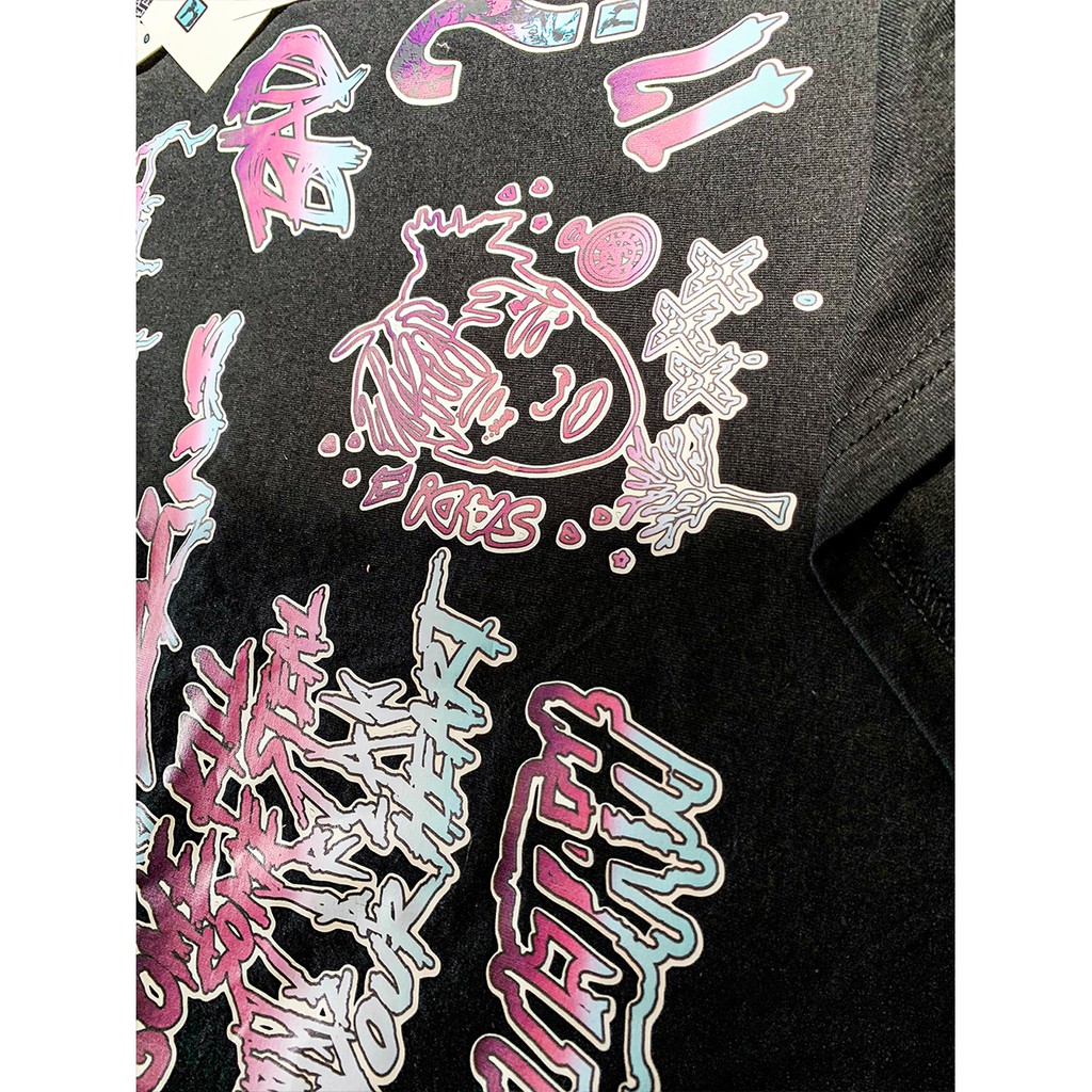 Áo Vintage DACretro HipHop XXXTentacion tay lỡ cotton nhiều Form in hình Rapper XXXTentacion [Chỉ mặt trước]