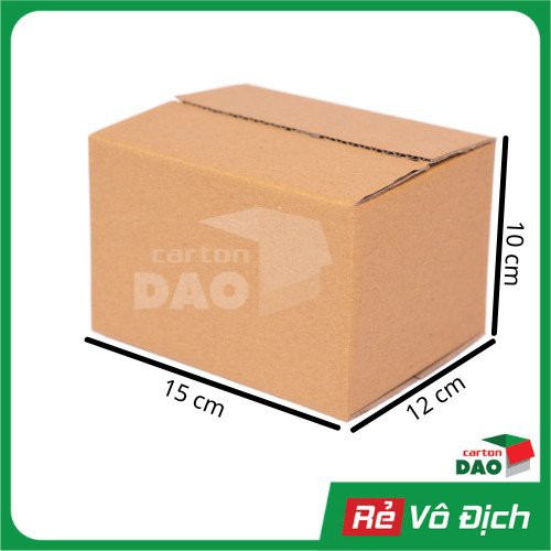 [QUAC50KS 🔥 Giảm ngay 50K] Hộp carton 15x12x10 cm đóng gói hàng vận chuyển COD