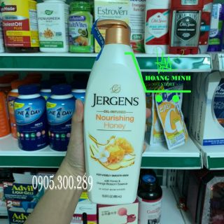 🇺🇸 Sữa Dưỡng Thể JERGENS Nourishing Honey 496ml 🇺🇸