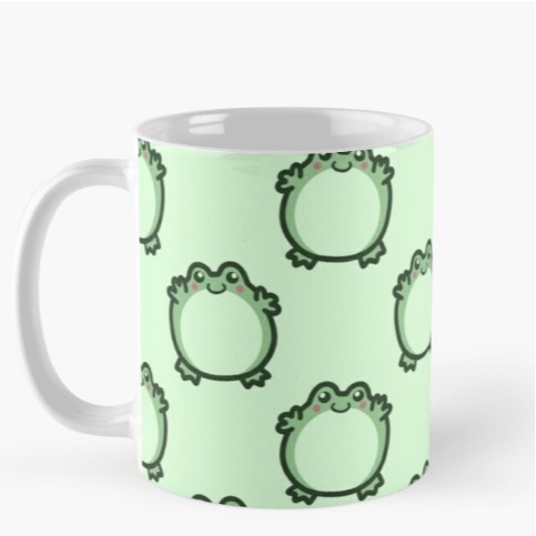Cốc sứ Mô hình ếch dễ thương Mug