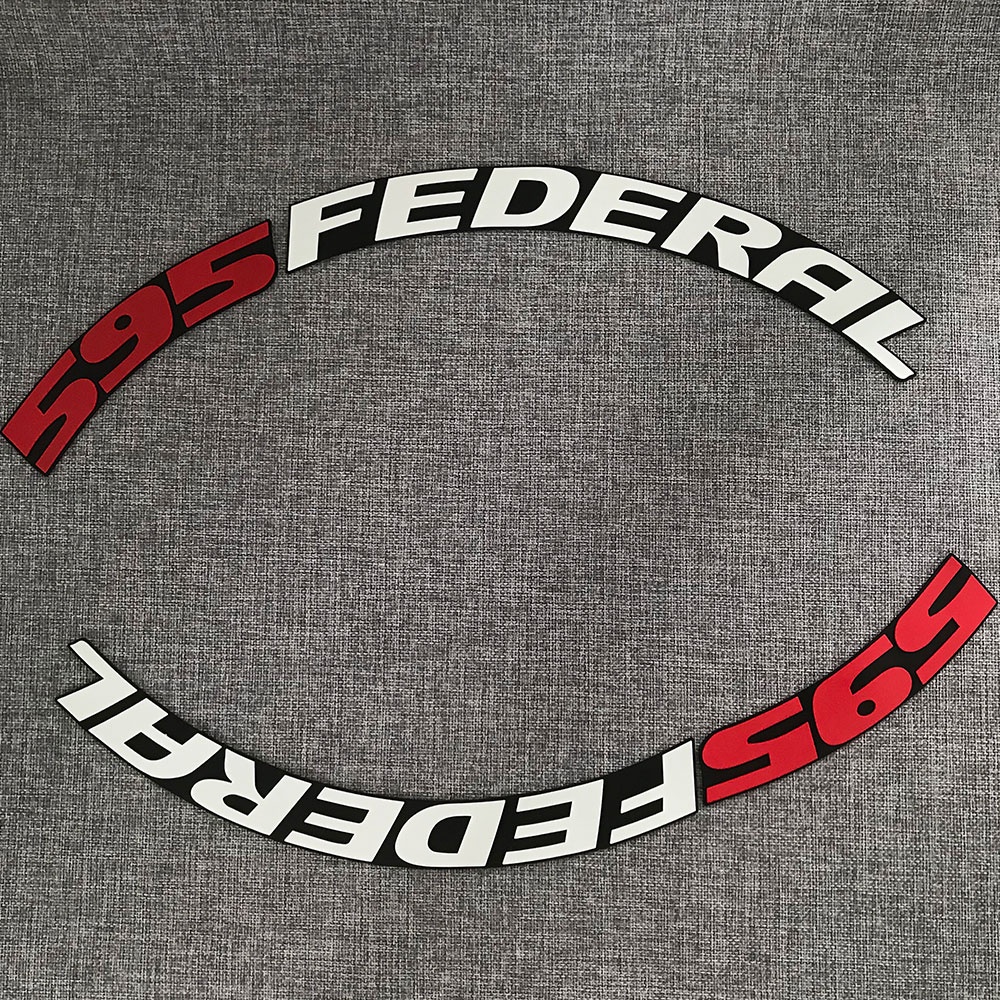 1 Bộ Sticker 595 Dán Lốp Xe Hơi Xe Máy Hình Chữ Cái Trang Trí