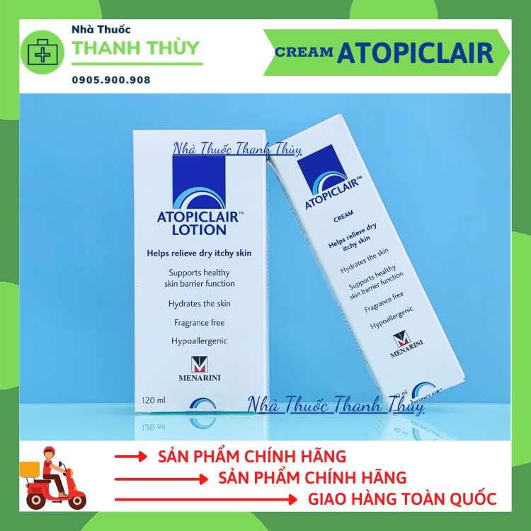 🅼🅰🅳🅴 🅸🅽 🅸🆃🅰🅻🅸🅰 ATOPICLAIR CREAM [40ml] - Kem Dưỡng Ẩm Cho Da Cơ Địa, Da Nhạy Cảm