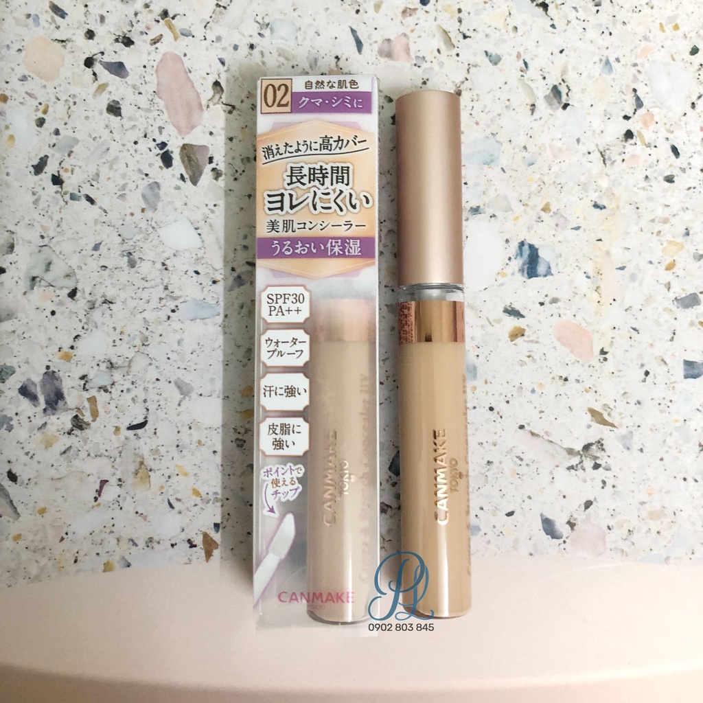 Kem Che Khuyết Điểm Chống Nắng Canmake Cover & Stretch Concealer UV