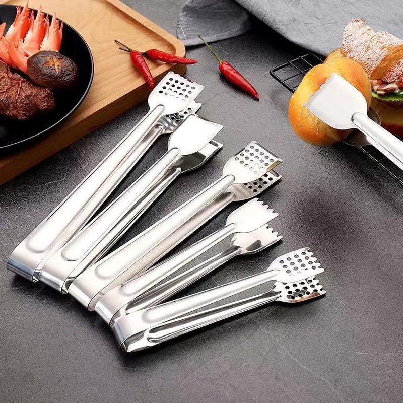 Kẹp Gắp Thức Ăn Bằng Thép Không Gỉ Cách Nhiệt Chống Trượt Tiện Dụng Cho Nhà Bếp