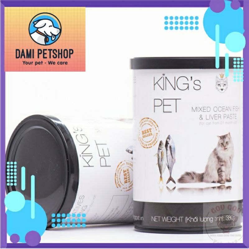 PATE KING PET CHO CHÓ MÈO - PATE KING'S PET 380G