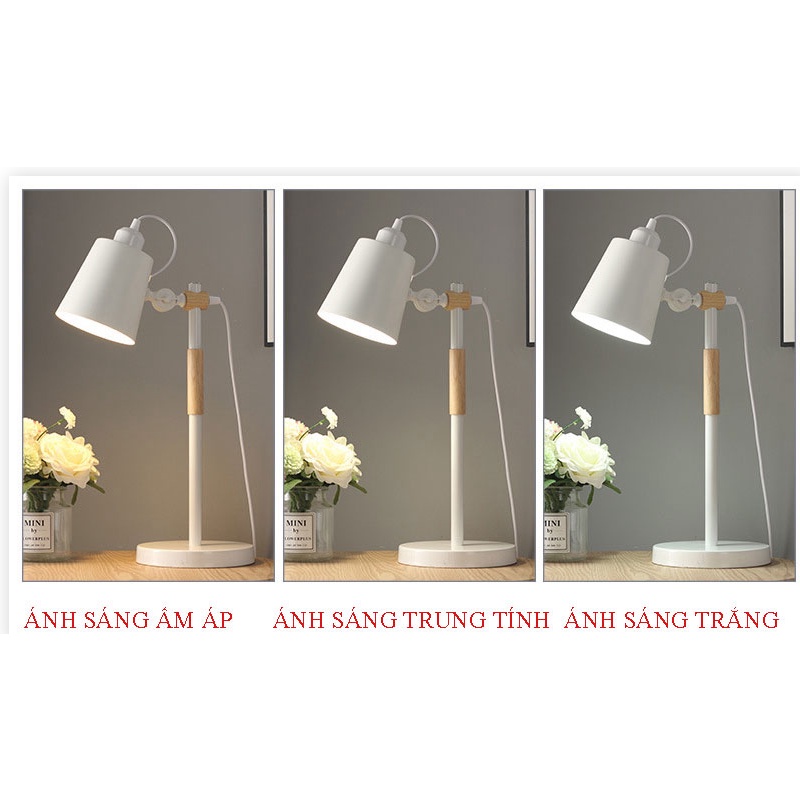 Đèn Để Bàn Học, Đèn bàn học ☀️Chống cận☀️ FDB01 kiểu dáng sang trọng, chống lóa mắt, tiết kiệm điện + Bóng đèn