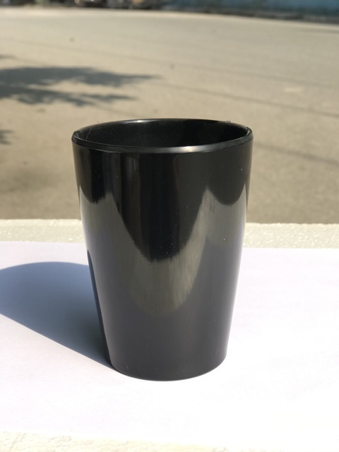 Ly, cốc nhựa Melamine đen