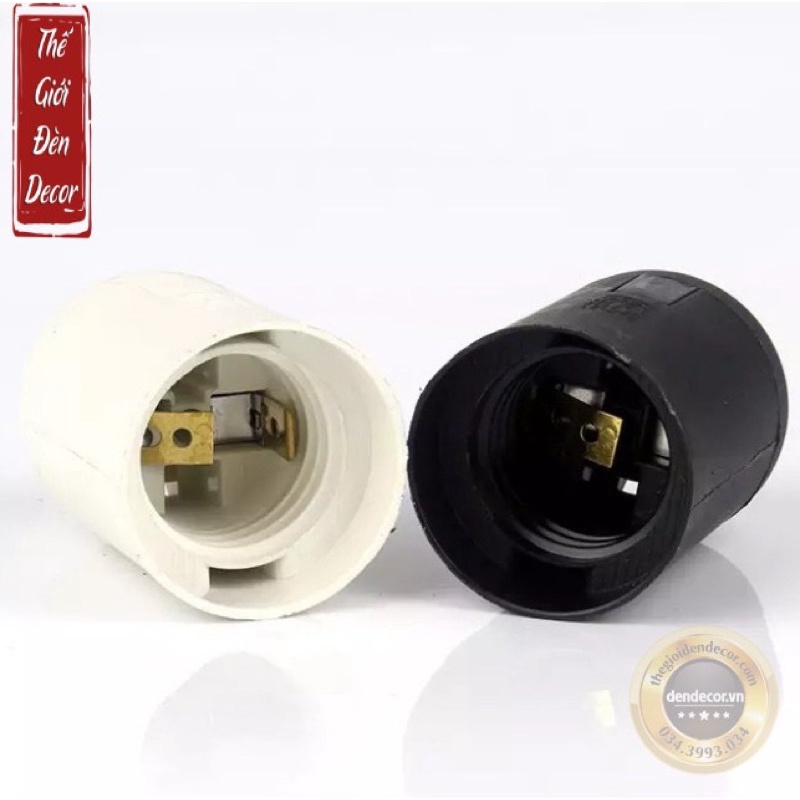 Đui đèn e27 lắp đèn trang trí