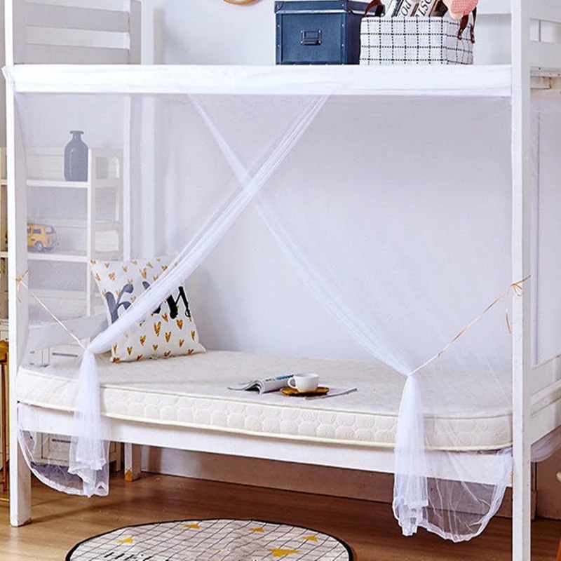 [Mới] Mùng Chống Muỗi Dày Hai Tầng Màu Trơn Thời Trang Trọng Lượng Nhẹ / Hồng Cho Giường Ký Túc Xá / Sinh Viên