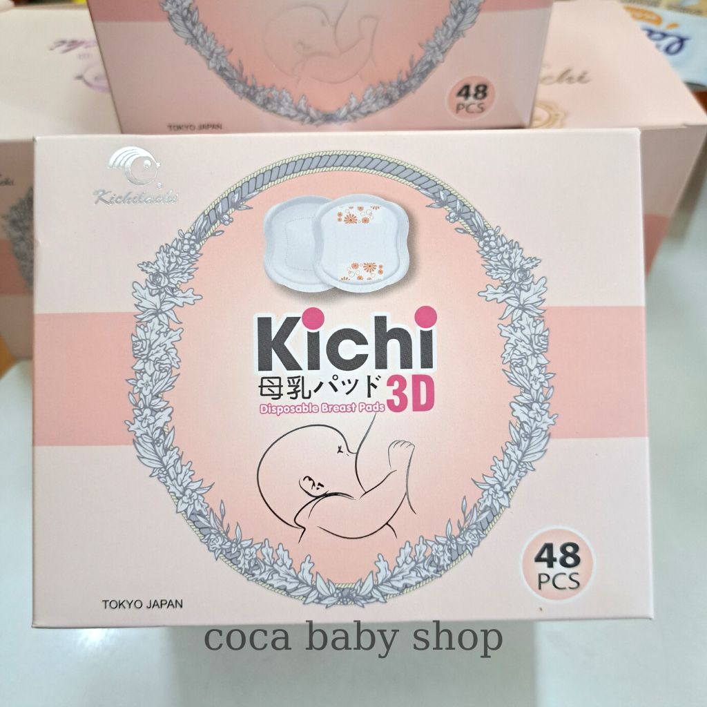 Miếng Lót Thấm Sữa Kichilachi, Hộp 48 Miếng Thấm Sữa Siêu Thấm Hút Chính Hãng⚡️𝐌𝐈𝐄̂̃𝐍 𝐏𝐇𝐈́ 𝐒𝐇𝐈𝐏⚡️