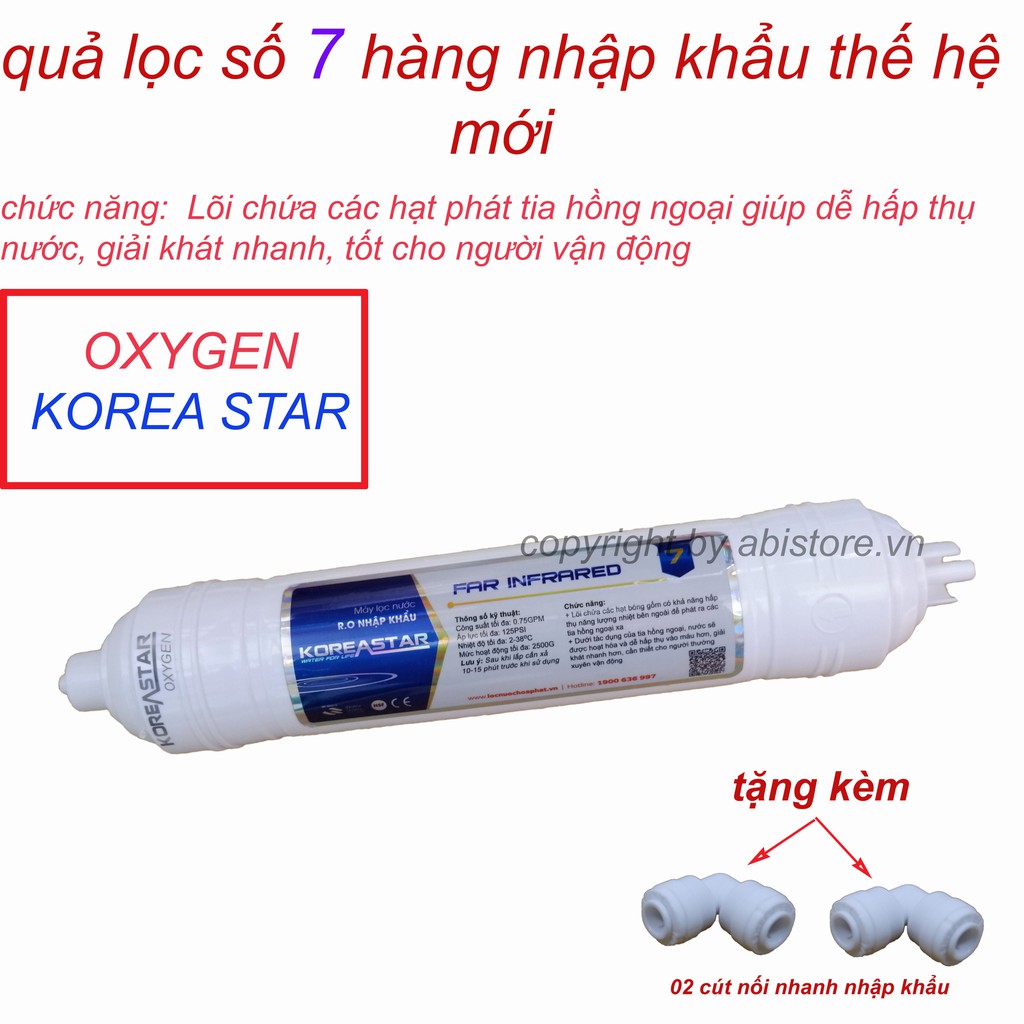 LÕI LỌC NƯỚC SỐ 7 KOREASTAR NHẬP KHẨU CAO CẤP