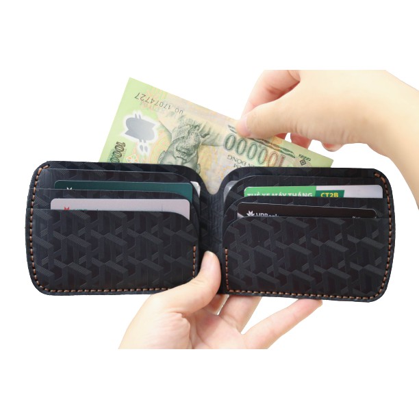 [DA BÒ THẬT] Ví Nam Mini Kiểu Ngang Cao Cấp Thời Trang Da Bò 4K Đựng Tiền Và Đựng Thẻ Tiện Lợi 4K20 | BigBuy360 - bigbuy360.vn