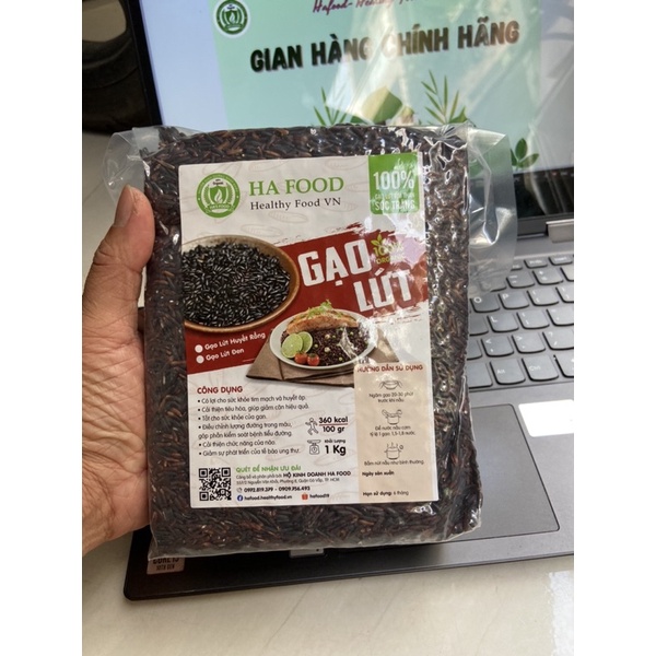 Gạo lứt đen ăn kiêng hafood, dẻo mềm , rất thơm loại đặc biệt 1kg | BigBuy360 - bigbuy360.vn