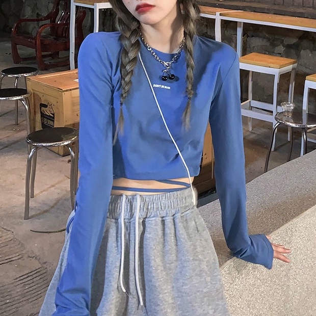 Áo Thun Tay Dài Thiết Kế Thời Trang Thu Đông Mới Cho Nữ áo phông nữ JL-TX-08