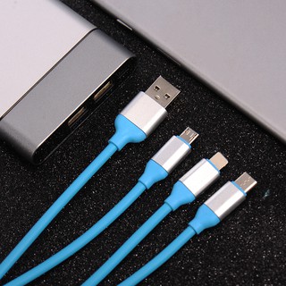 Dây Cáp Sạc Usb Loại C 3 Trong 1 Cho Android/Iphone/Letv