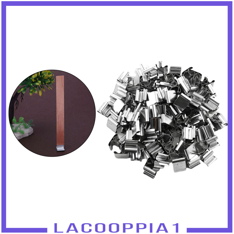 [LACOOPPIA1]Wood Candle Wick Clips for Candle Making and Candle DIY Supplies