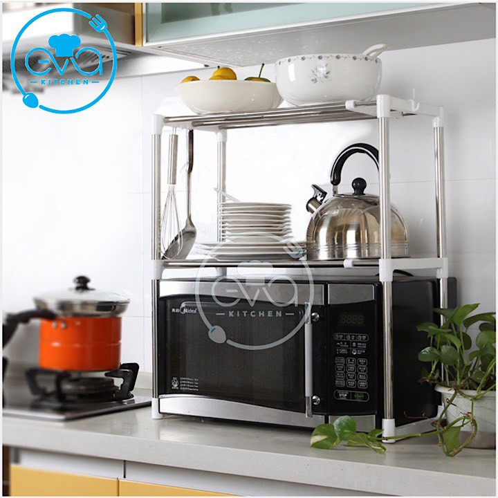 Kệ Để Lò Vi Sóng 2 Tầng Co Giãn Tiện Dụng
