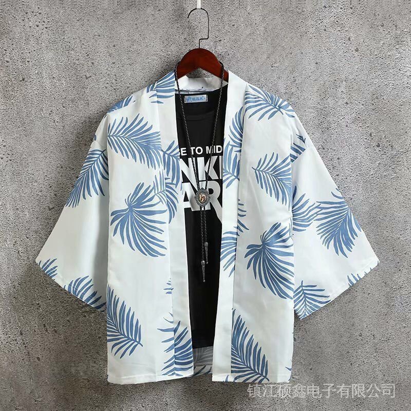 Áo Khoác Kimono Tay Ngắn Chống Nắng Thời Trang Cho Cặp Đôi