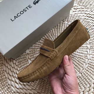 Giày lười da lộn nam Lacoste
