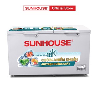 Tủ Đông Sunhouse SHR-F2272W2 2 Ngăn 2 Cánh