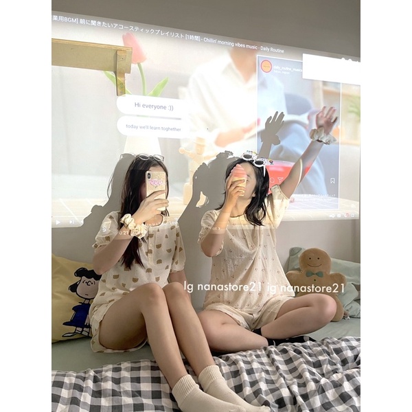 Set pijama nhiều hình