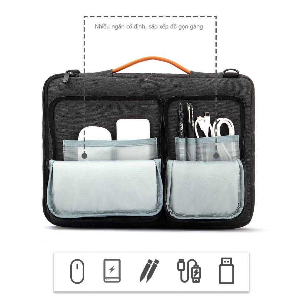 Túi đựng Macbook Laptop 13.3inch-14inch đa năng- T109