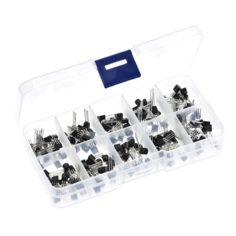 Set 200 Linh Kiện Bán Dẫn BC337 BC327 2N2222 2N2907 2N3904 2N3906 S8050 A1015 C1815