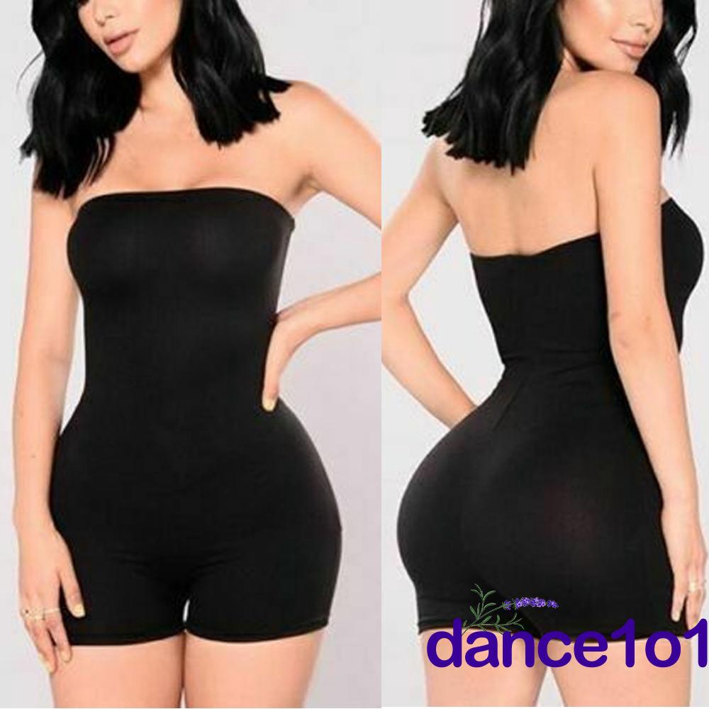 Áo liền quần ngắn dáng ôm vừa vặn thời trang hè cho nữ