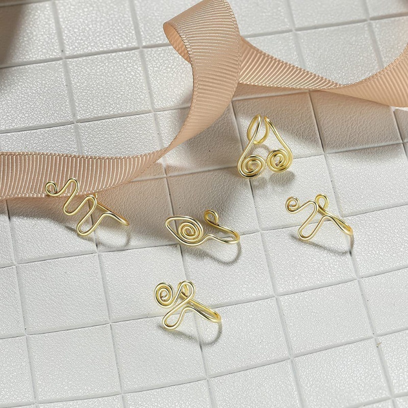 Bộ Khuyên Mũi Không Xỏ Bằng Hợp Kim Nhỏ Gọn Và Đơn Giản