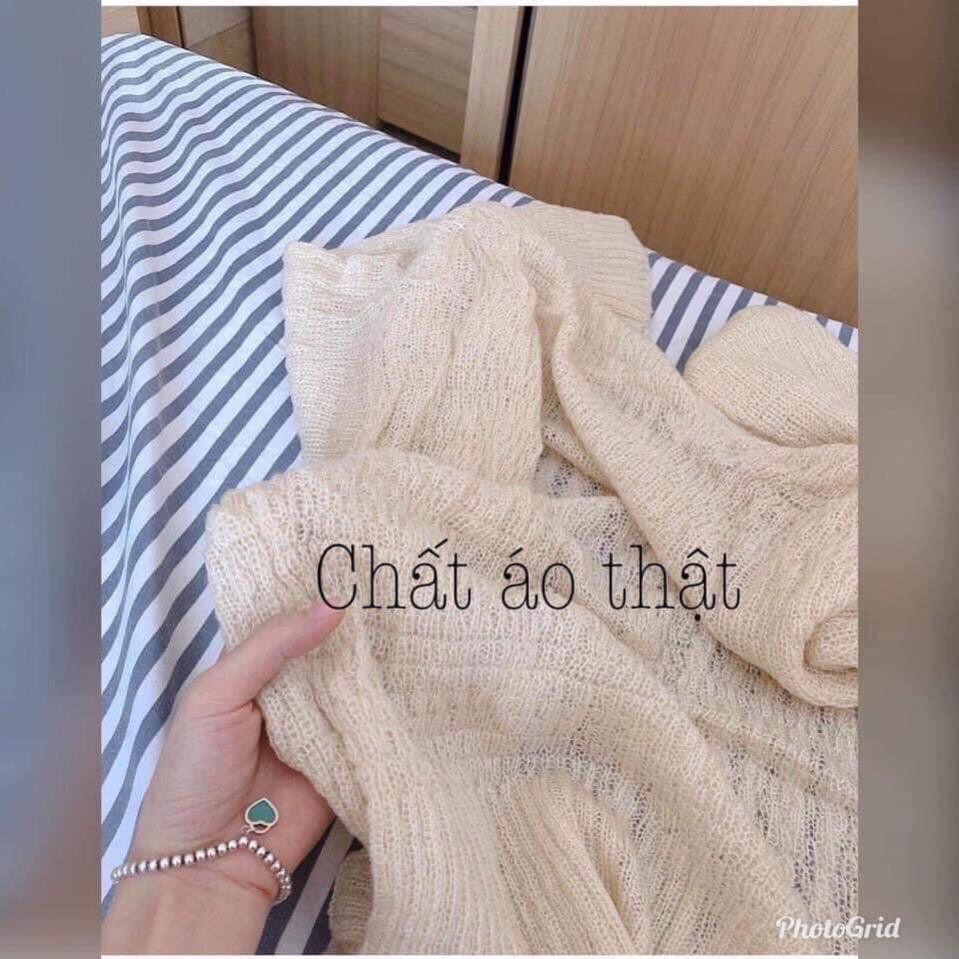 Ảnh thật Áo Khoác Cardigan Len Mỏng Đi Biển, Dự tiệc Sang Chảnh - Hàng Korea CAO CẤP Loại 1 | BigBuy360 - bigbuy360.vn