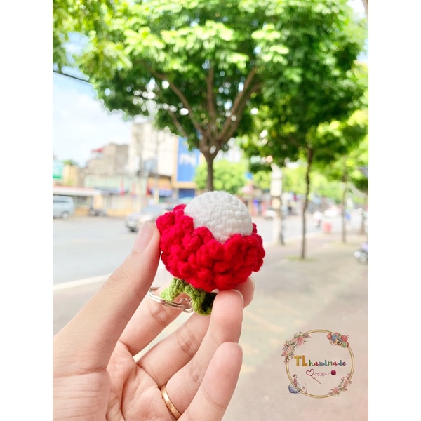 Chôm Chôm quả handmade bằng len