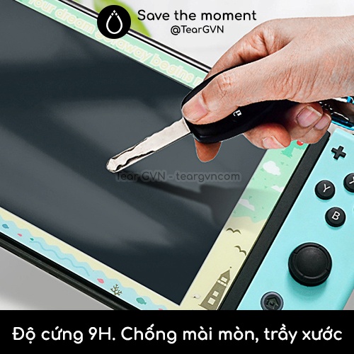 Dán cường lực nhiều họa tiết (Akitomo) cho Nintendo Switch v1,2