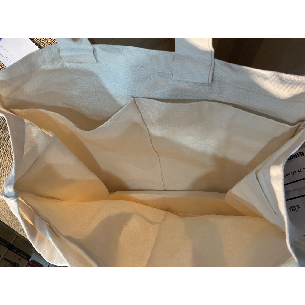 Túi vải canvas 6 ngăn Leaf Organic - kích thước 40x40x17cm
