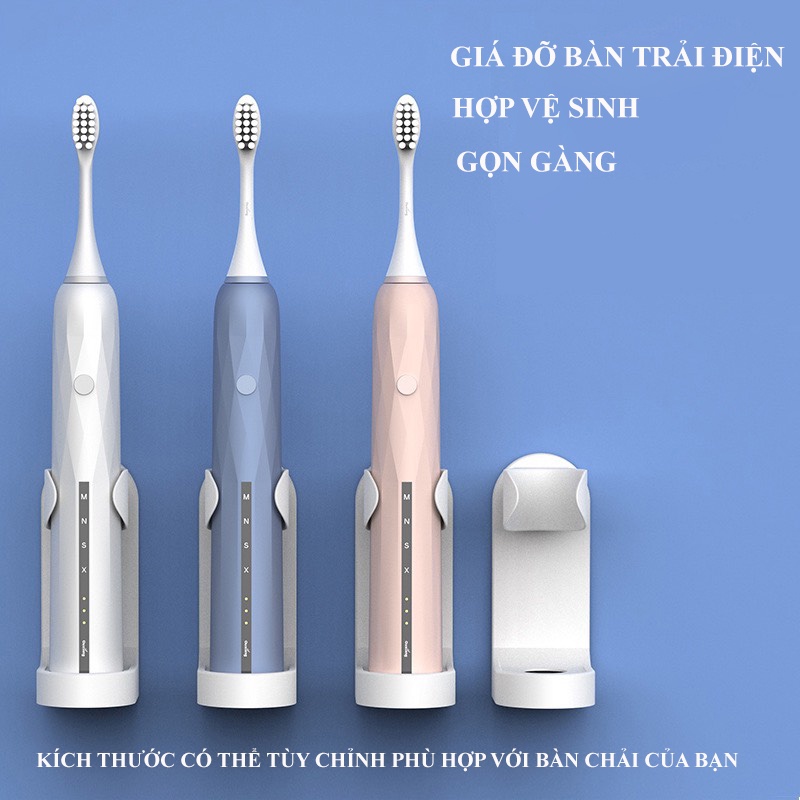 Kệ Bàn Chải Điện Treo Tường Đa Năng Tiện Lợi Vệ Sinh