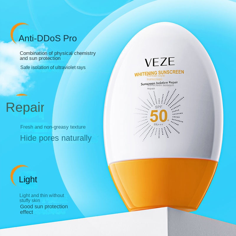 Kem Chống Nắng Hai Trong Một Chống Tia UV Chống Nước Chống Mồ Hôi Hiệu Quả Gấp 50 Lần