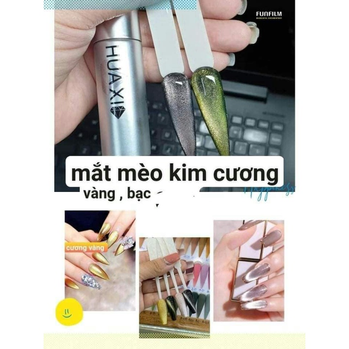 Mắt mèo kim cương thỏi huaxi
