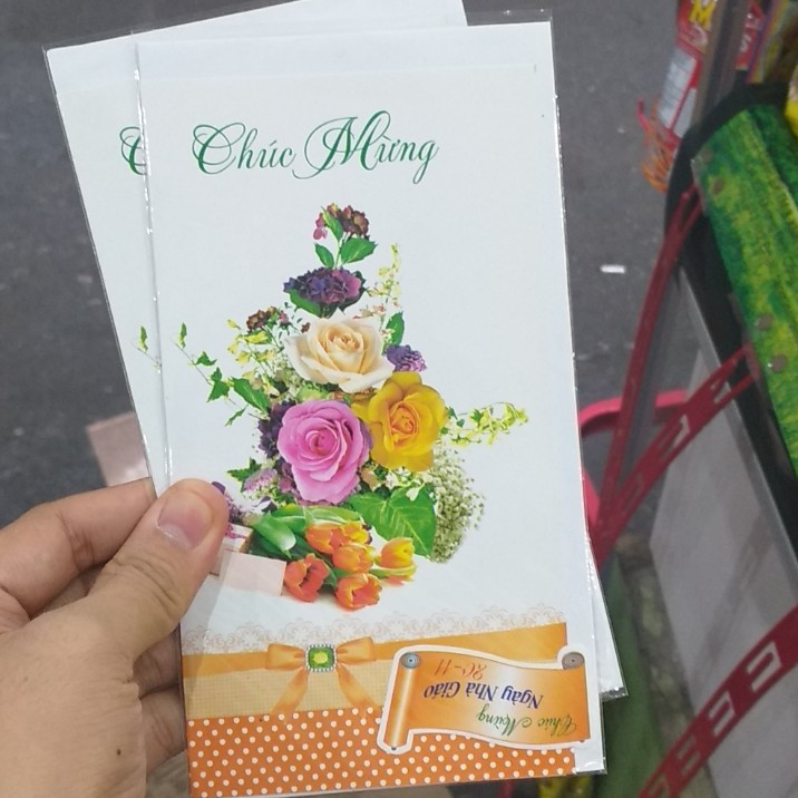 Thiệp Chúc Mừng 20/11( giao mẫu ngẫu nhiên )