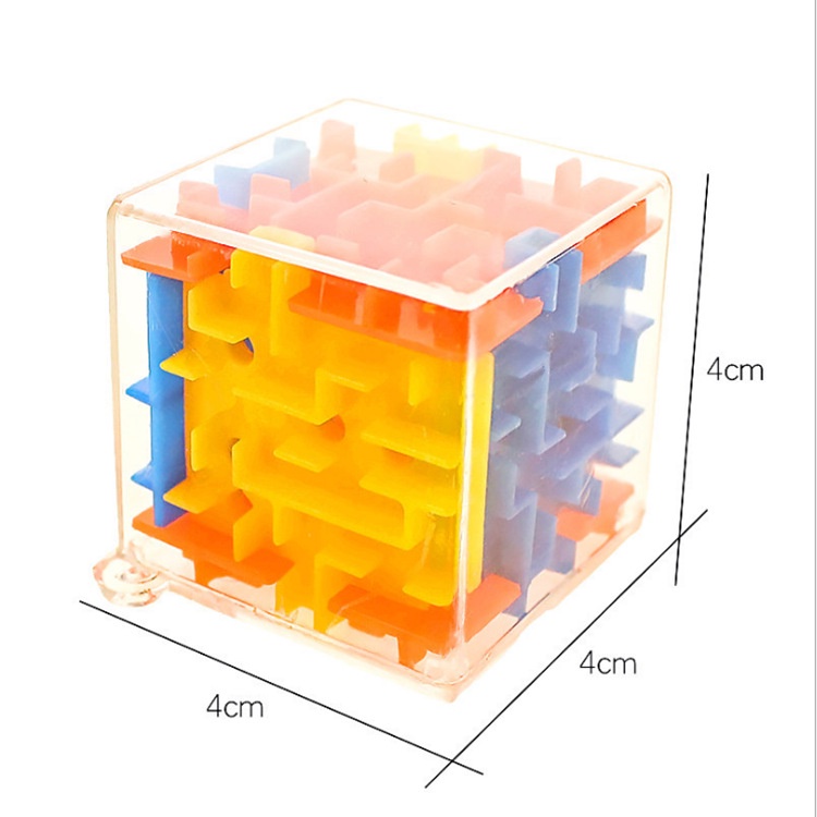Khối lập phương 3D họa tiết mê cung thích hợp giáo dục trí tuệ cho trẻ NATO KLP01