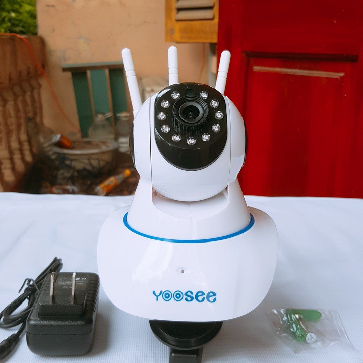 [RẺ NHẤT SÀN] CAMERA 3 RÂU YOOSEE 8LED XOAY 360 ĐỘ SIÊU NÉT - CÓ MÀU BAN ĐÊM | WebRaoVat - webraovat.net.vn